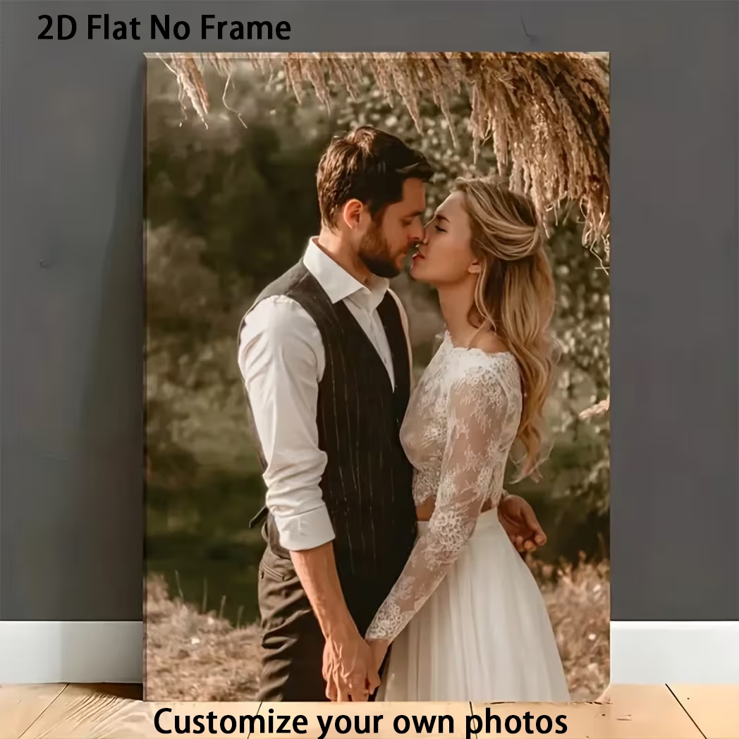 Home Decor For Wedding - Custom Photo Canvas Poster — Multiple