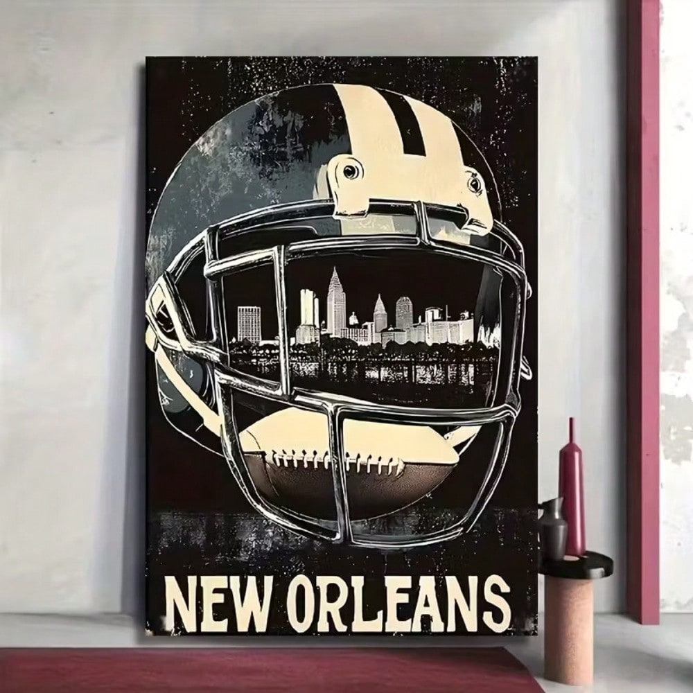 Home Decor New Orleans - New Orleans Saints Wall Art 16x24