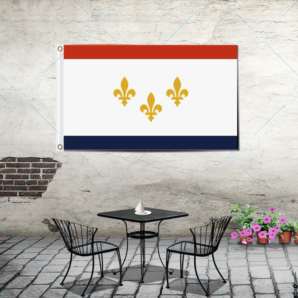 Home Decor New Orleans - 90x150cm 3x5ft New Orleans Flag BANNER