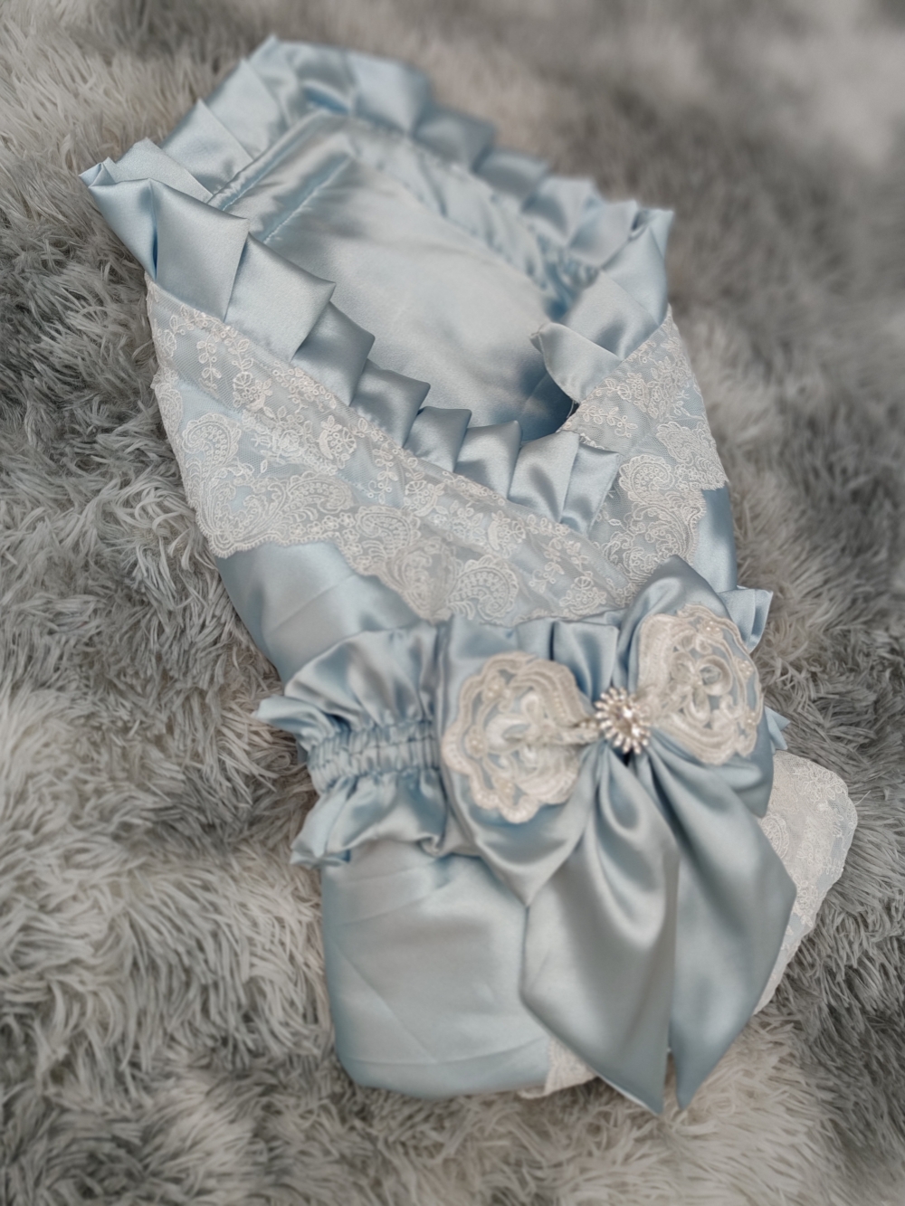Neutral Throw Blanket - Newborn Receiving Blanket Baby Swaddle Blanket