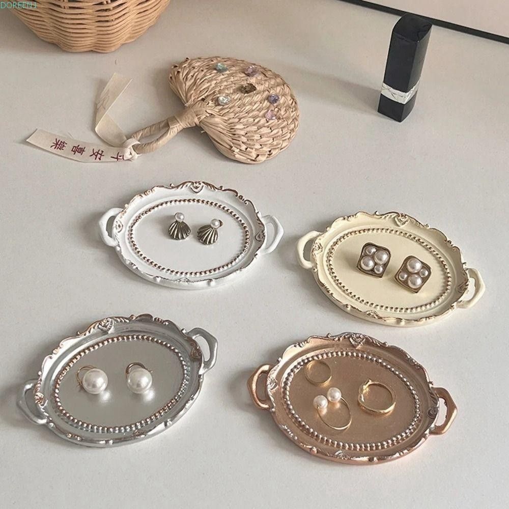 Ceramic Trinket Dish - Decorative Jewelry Plate Nordic Necklace Earrings