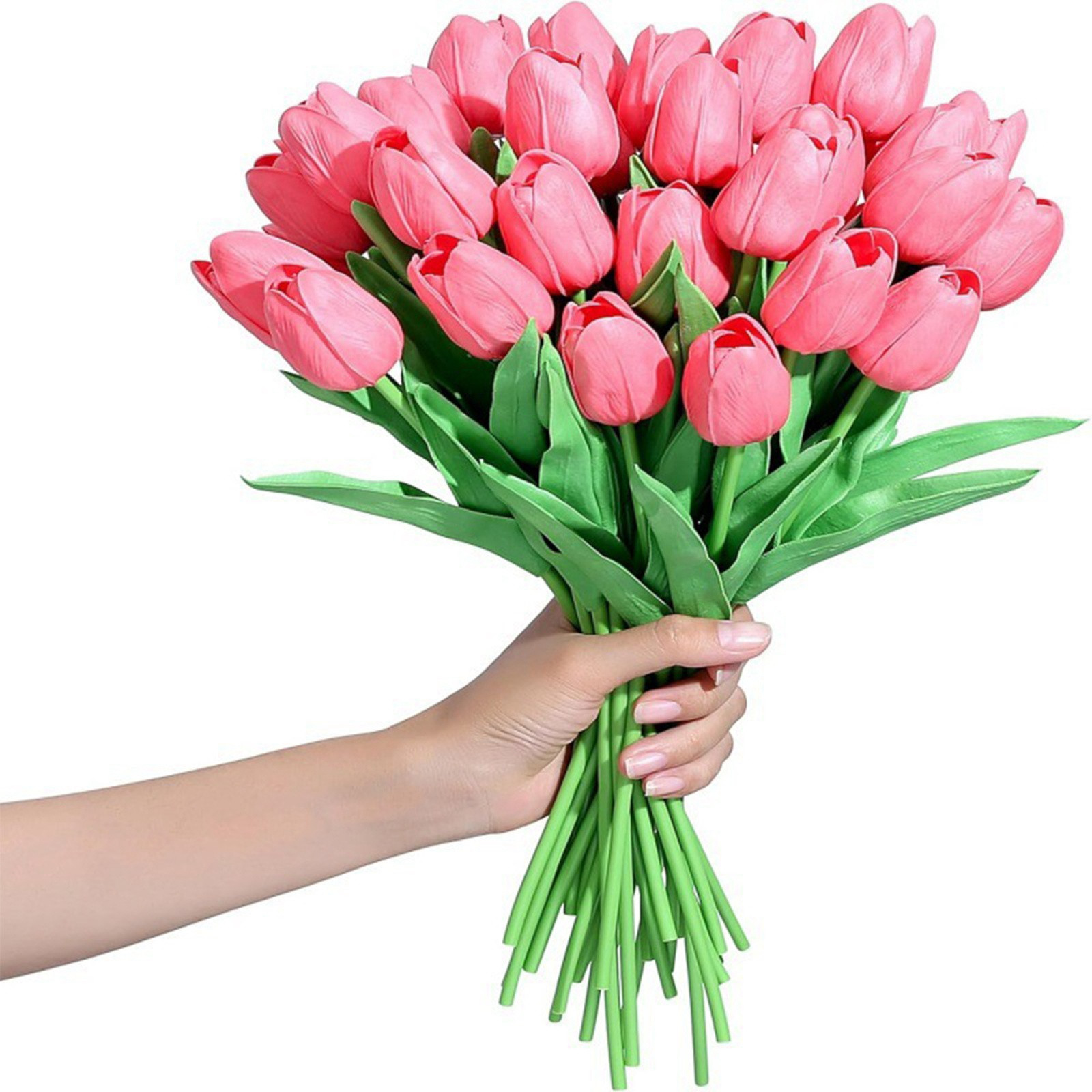 Home Decor Trend 2026 - Spring Artificial Tulip Bouquet Realistic Fake