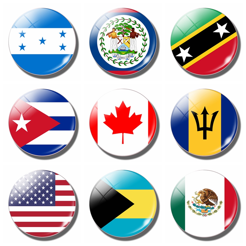 Home Decor Canada - Fridge Magnet Honduras Flag Jamaica Mexico