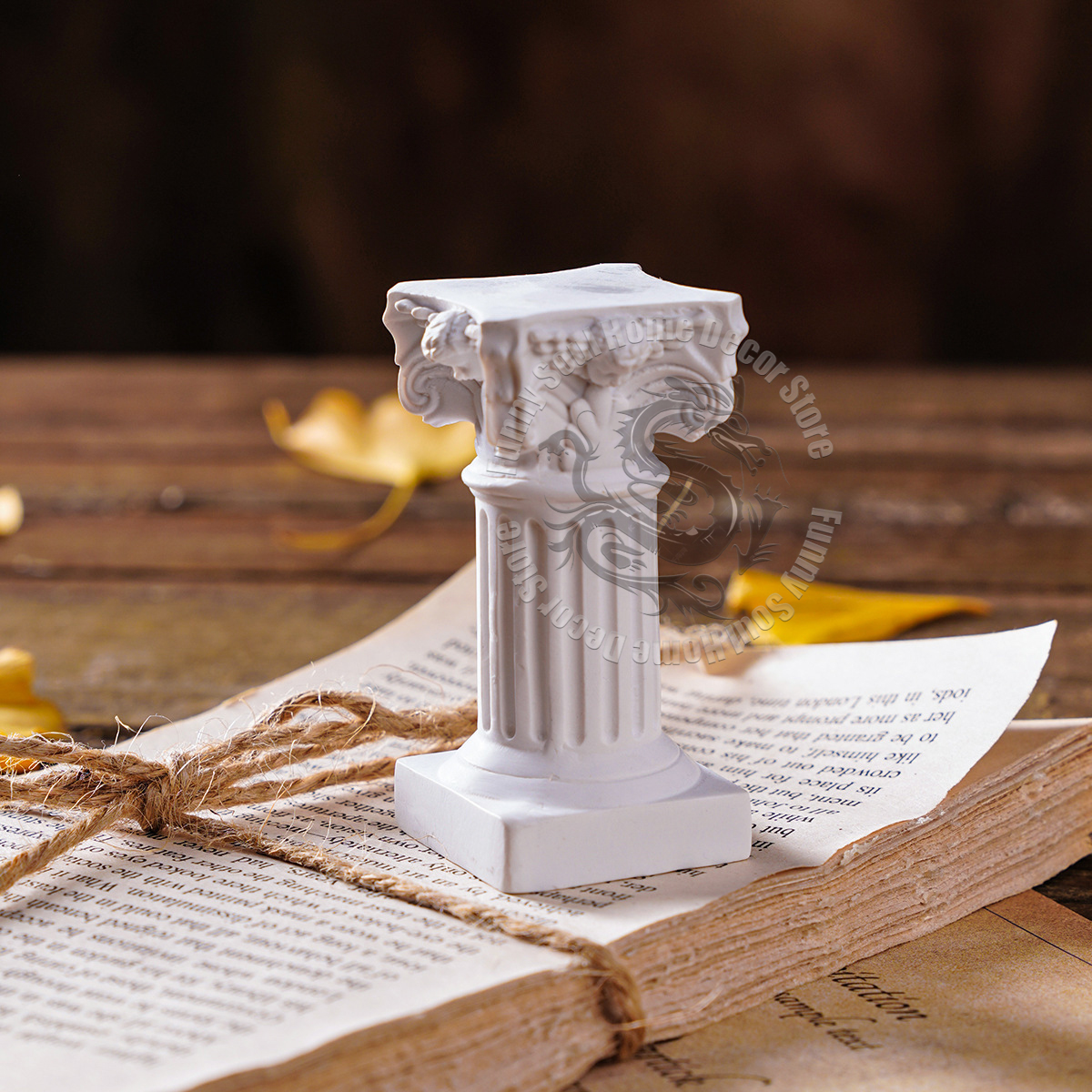 Home Decor Resin - Nordic Roman column candlestick resin shooting