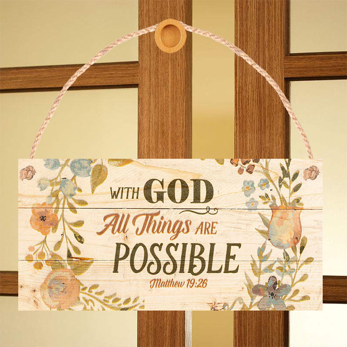 2 Pcs Door Plaque Vintage Deco – Home Decor Store recenzja i cena