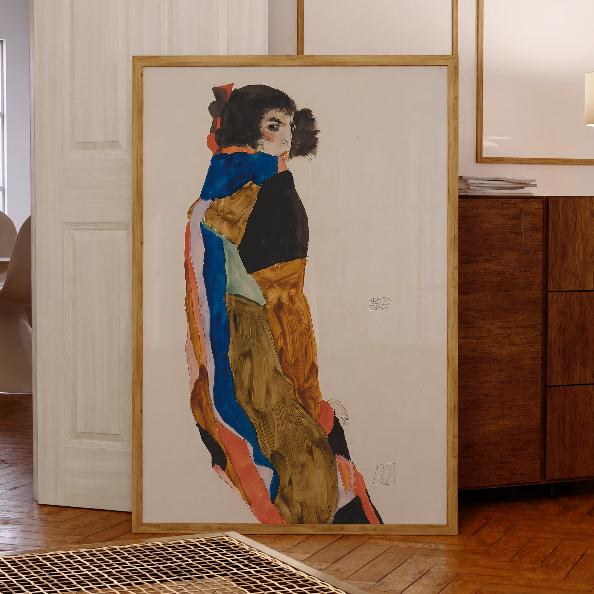 Modern Abstract Egon Schiele M – Abstract Oil Painting recenzja i cena