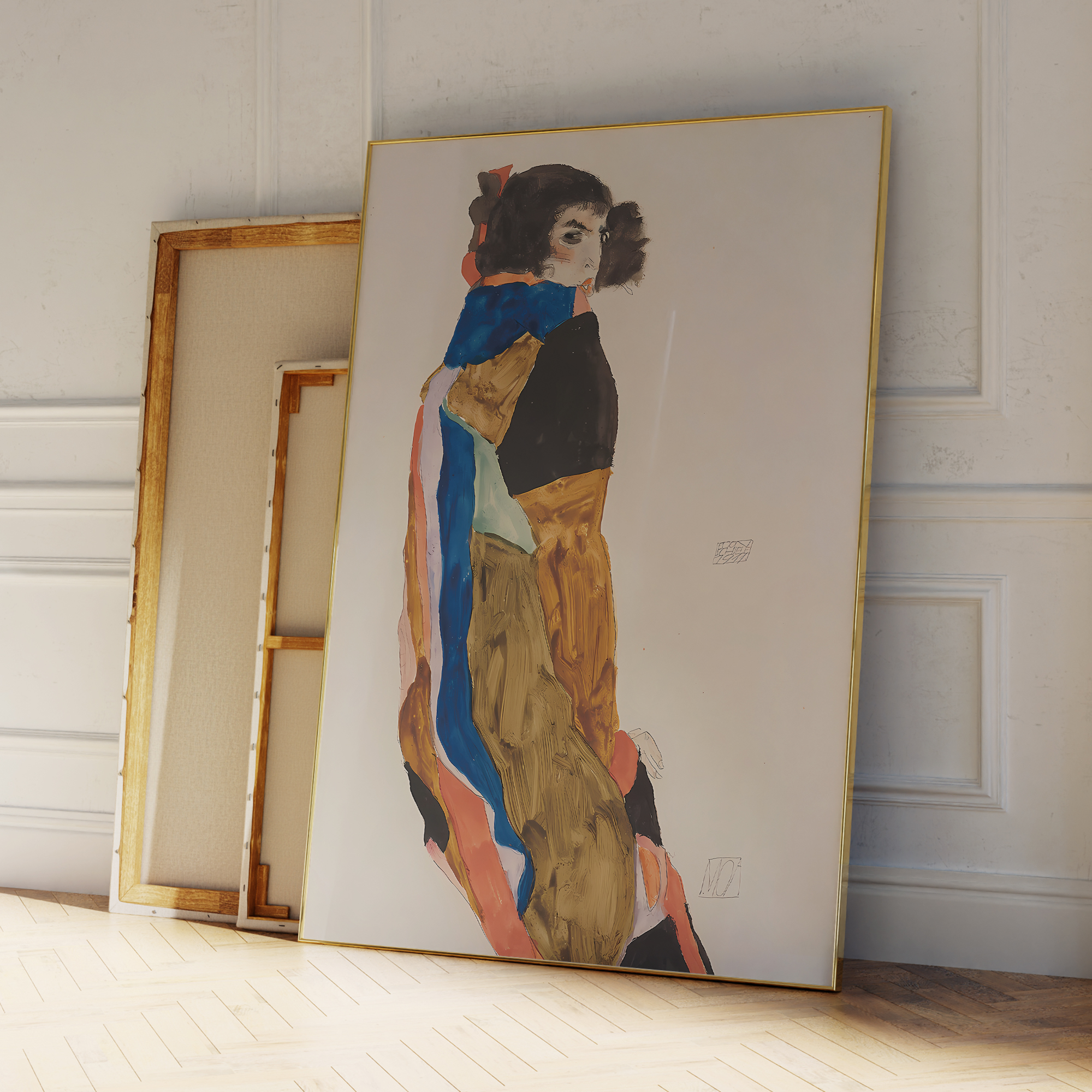 Modern Abstract Egon Schiele M – Abstract Oil Painting recenzja i cena