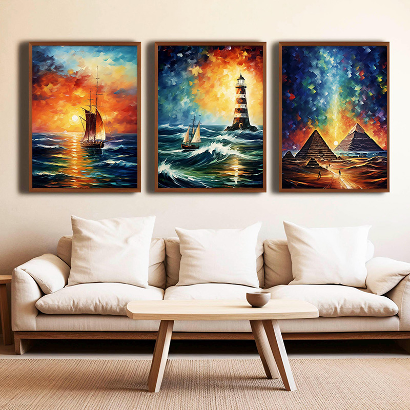 Colorful Impressionist Landsca – Home Decor Color Palettes recenzja i cena