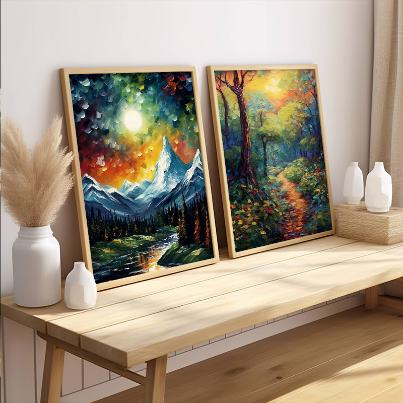 Colorful Impressionist Landsca – Home Decor Color Palettes recenzja i cena