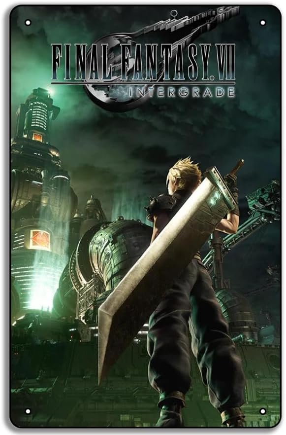 Final Fantasy VII Game Poster  – Home Decor Games Free recenzja i cena