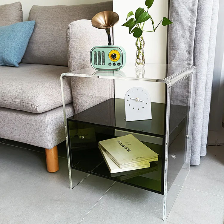 ！@Clear Acrylic Bedside Table  – Home Decor On Wheels recenzja i cena
