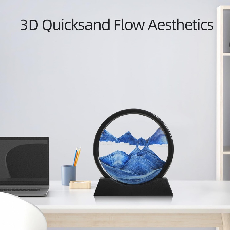 3D Hourglass Quicksand Moving  – Sand Art Picture recenzja i cena