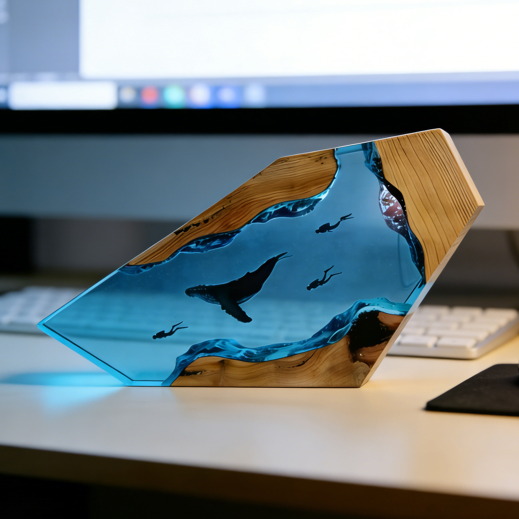 Marine Micro-Scene Table Decor – Home Decor Resin recenzja i cena