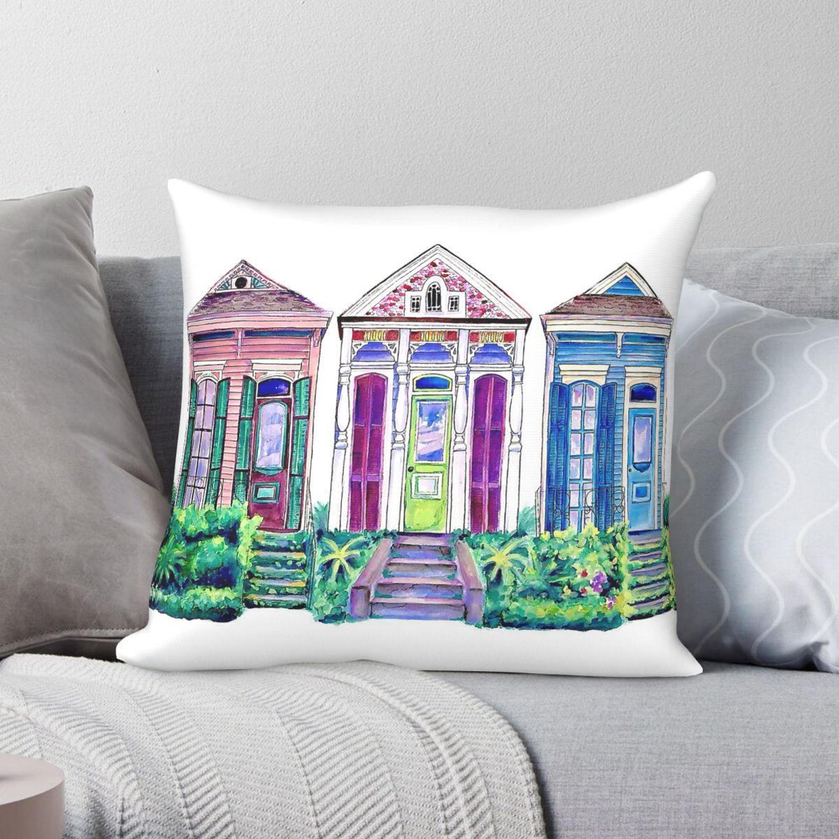 New Orleans Shotgun Houses Squ – Home Decor New Orleans recenzja i cena