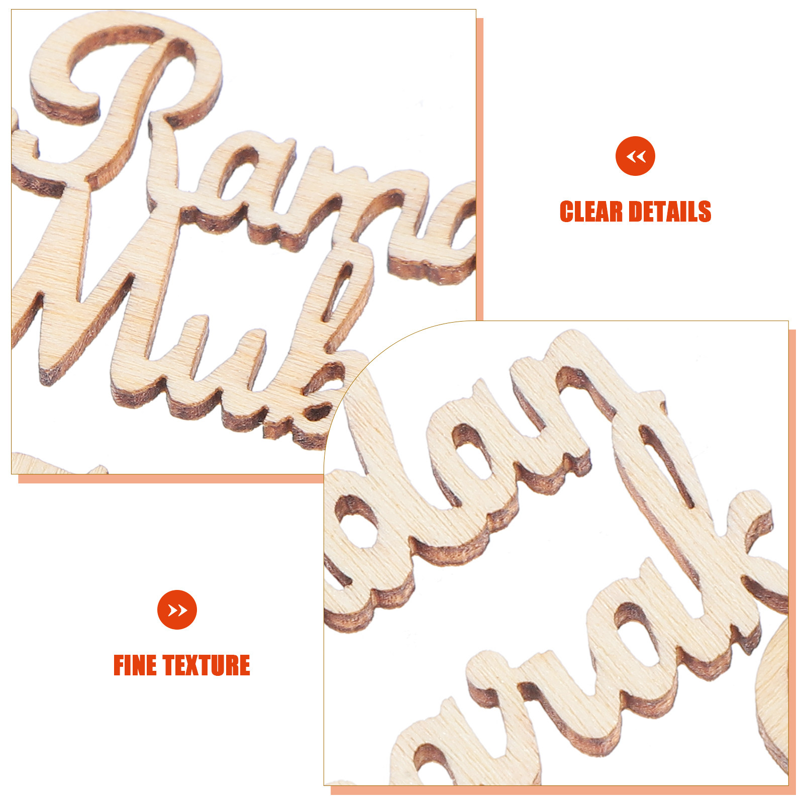 15Pcs Ramadan Mubarak Wood Pie – Home Decor Ramadan recenzja i cena