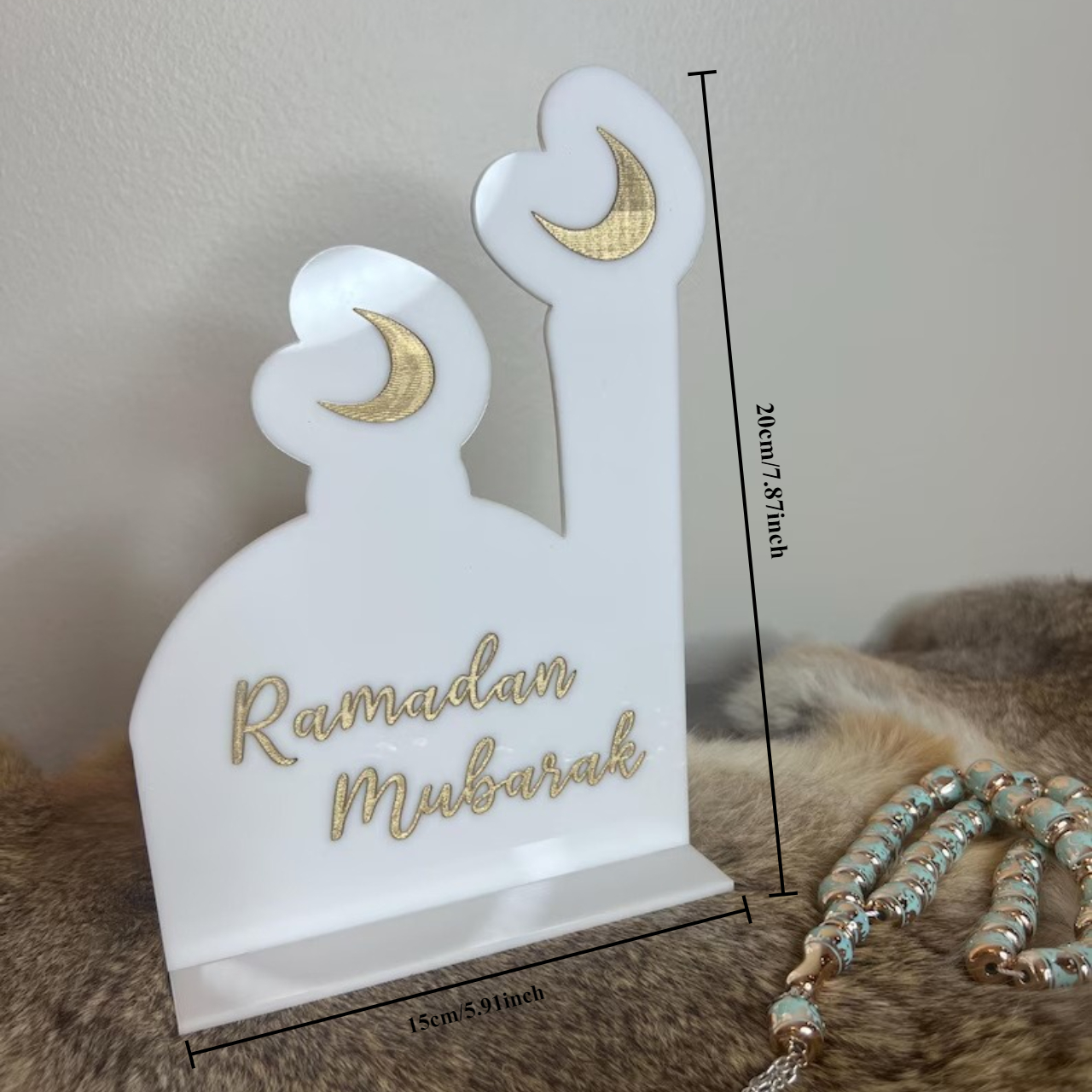 Ramadan Mubarak Acrylic Sign | – Home Decor Ramadan recenzja i cena