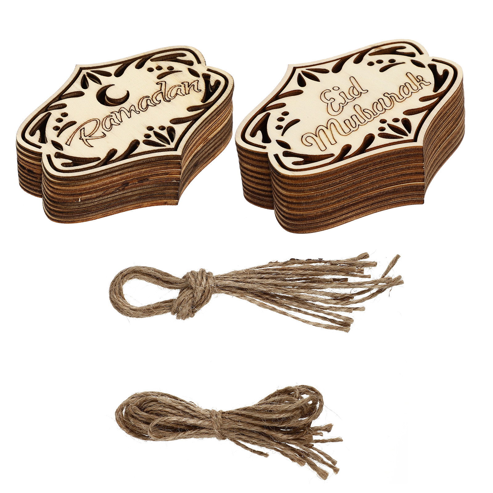 20Pcs Wooden Eid Hanging Ornam – Home Decor Ramadan recenzja i cena