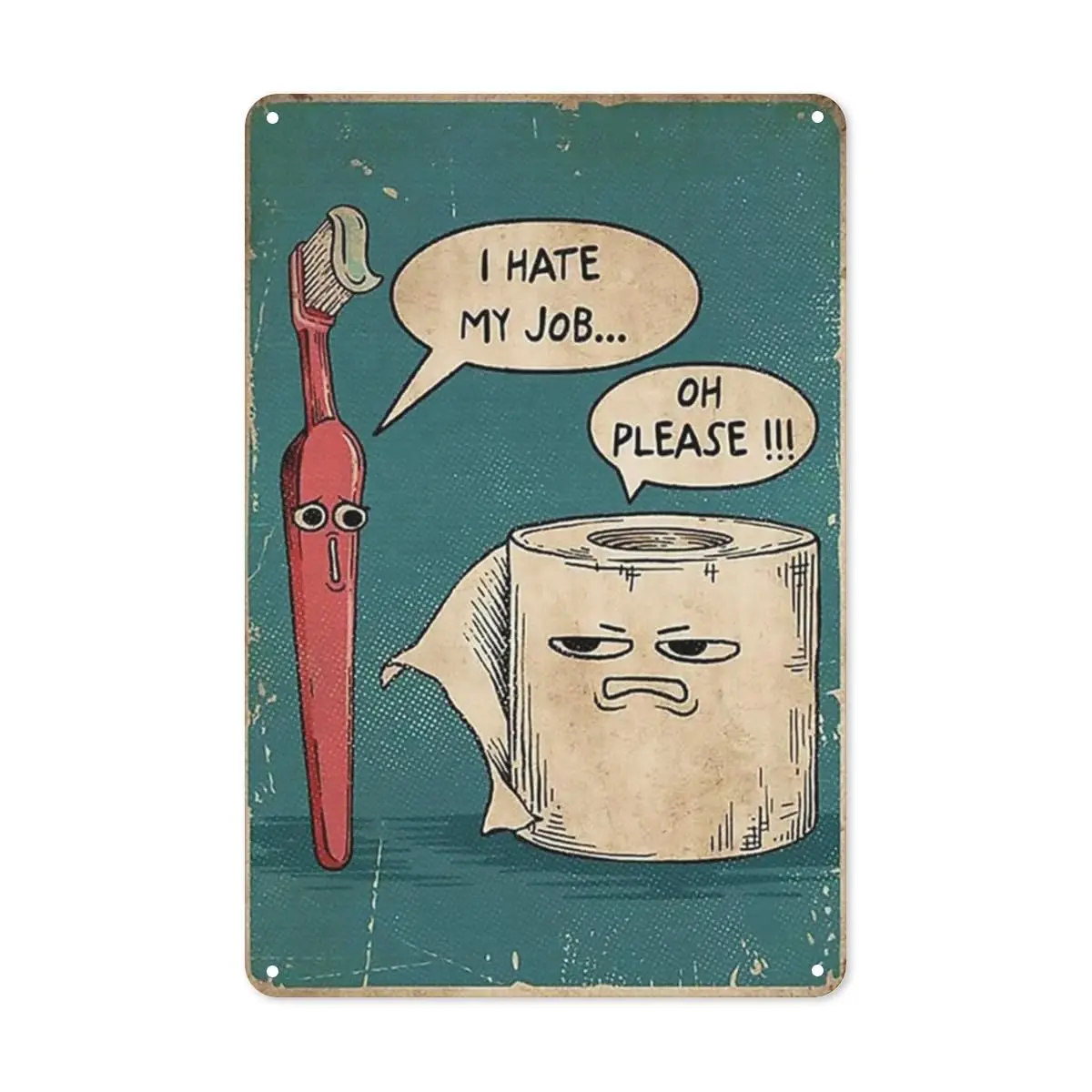 Metal Sign I Hate My Job Oh Pl – Home Decor Jobs recenzja i cena