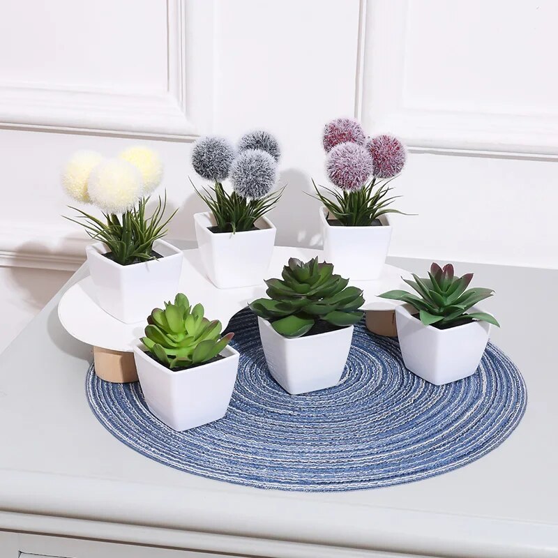 1SET (6PC) Mini Artificial Pla – Home Decor Store recenzja i cena