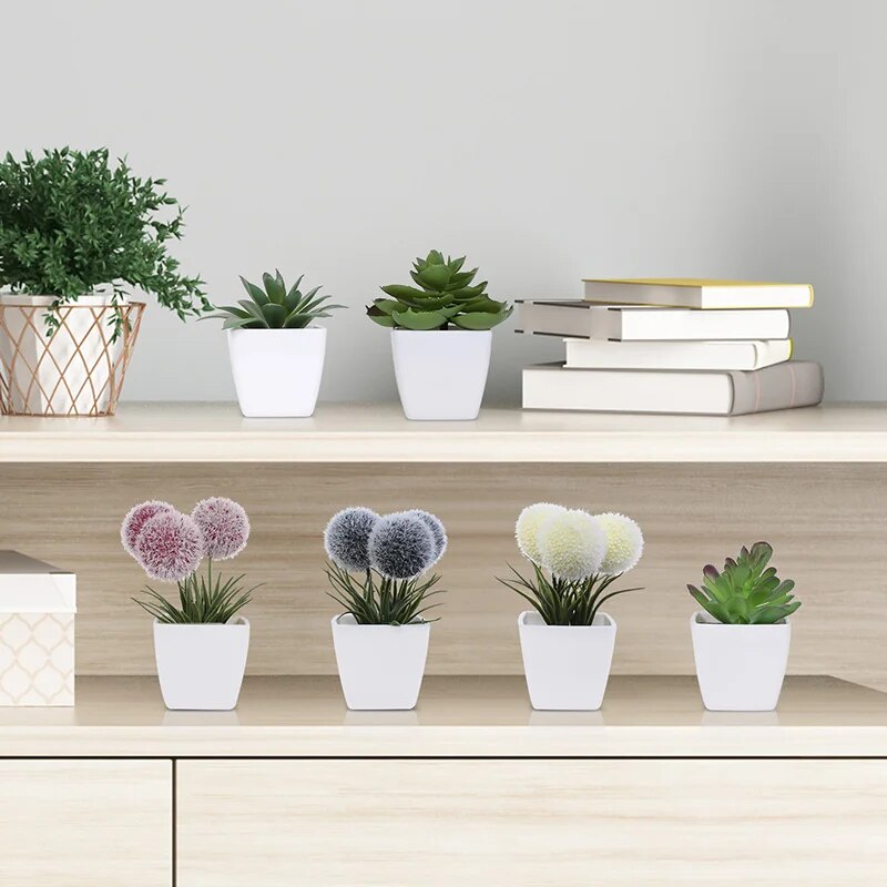 1SET (6PC) Mini Artificial Pla – Home Decor Store recenzja i cena