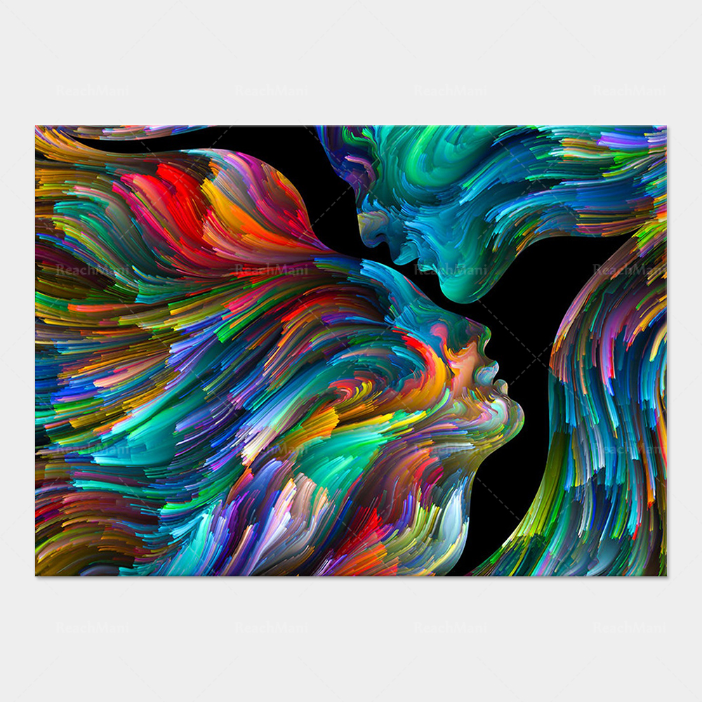 Abstract Girl Prints, Love Abs – Home Decor Color Palettes recenzja i cena