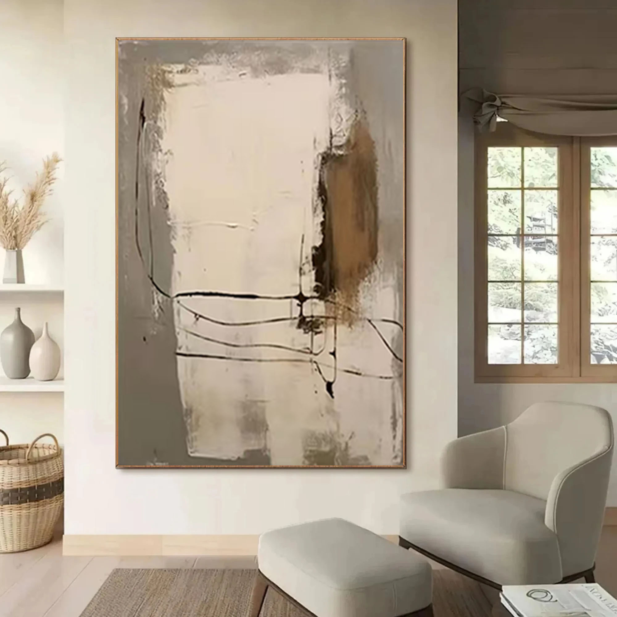100% Hand-painted Oil Painting – Home Decor Color Palettes recenzja i cena