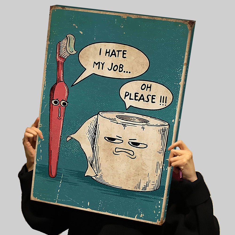I Hate My Job Funny Prints Pos – Home Decor Jobs recenzja i cena