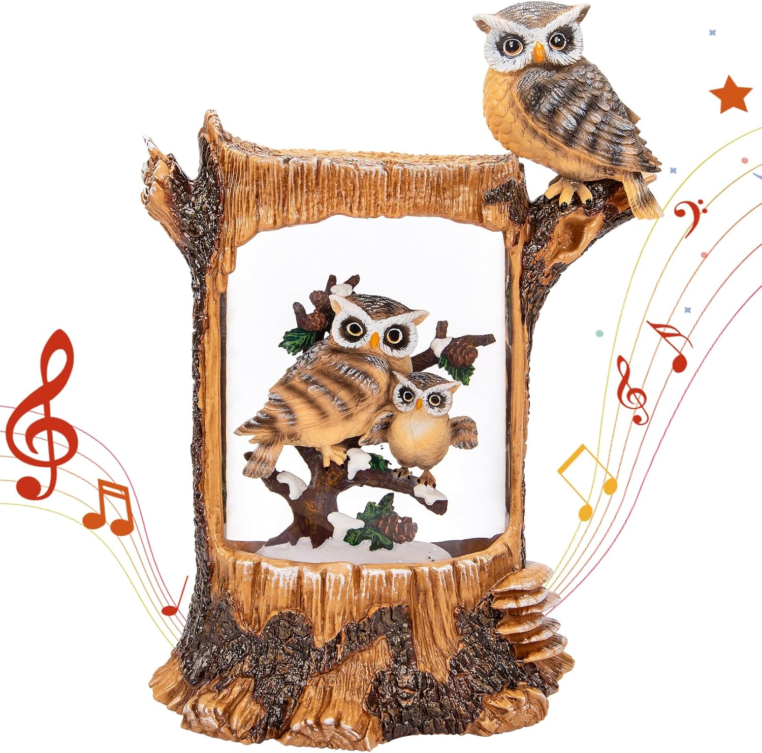 Christmas Owl Family Snow Glob – Home Decor Collection recenzja i cena