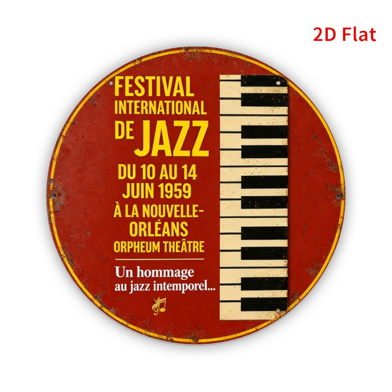 2D Flat-1pc-Jazz Music Festiva – Home Decor New Orleans recenzja i cena