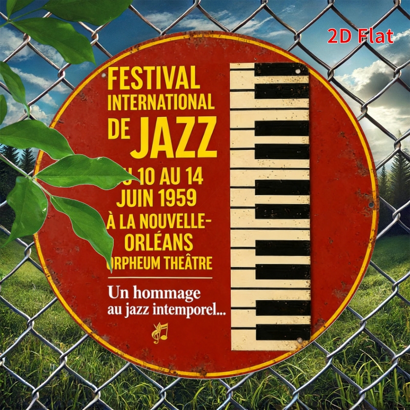 2D Flat-1pc-Jazz Music Festiva – Home Decor New Orleans recenzja i cena