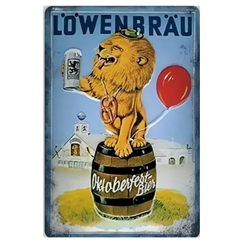 Vintage Germany Beer Brand Pla – Germany Home Decor recenzja i cena