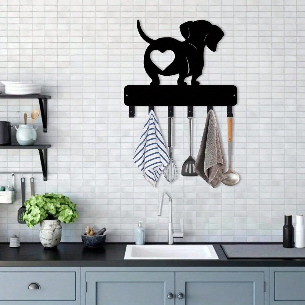 Dachshund Metal Key Hanger - W – Home Decor Trends recenzja i cena