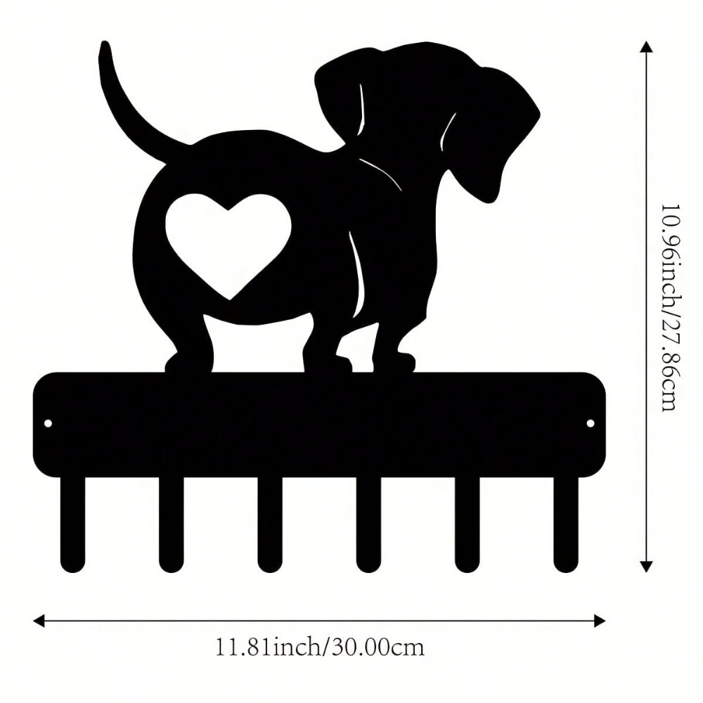 Dachshund Metal Key Hanger - W – Home Decor Trends recenzja i cena