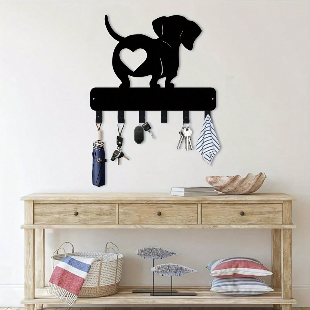 Dachshund Metal Key Hanger - W – Home Decor Trends recenzja i cena