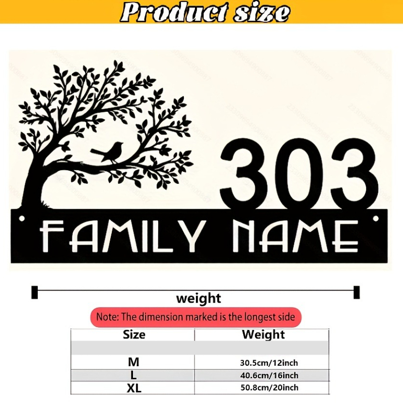 Custom Metal Address Sign with – Home Decor Trends recenzja i cena