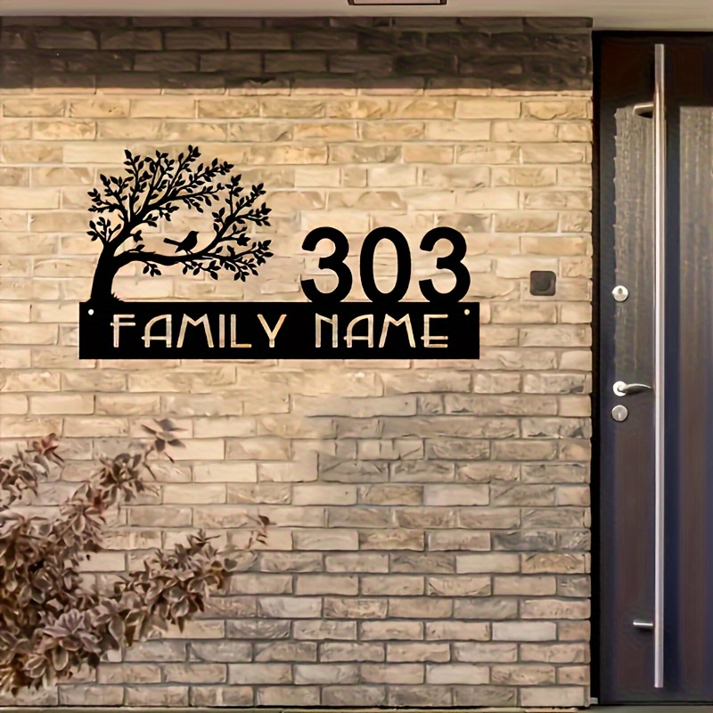 Custom Metal Address Sign with – Home Decor Trends recenzja i cena