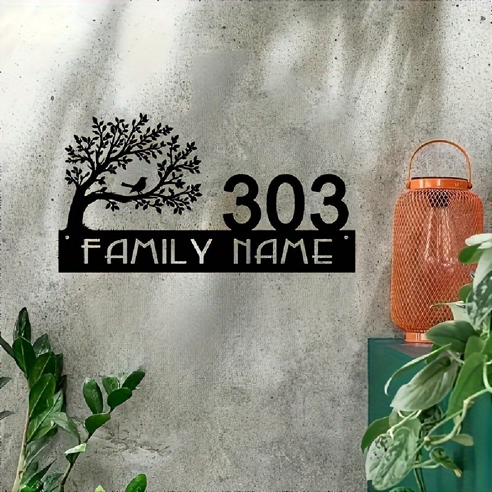 Custom Metal Address Sign with – Home Decor Trends recenzja i cena