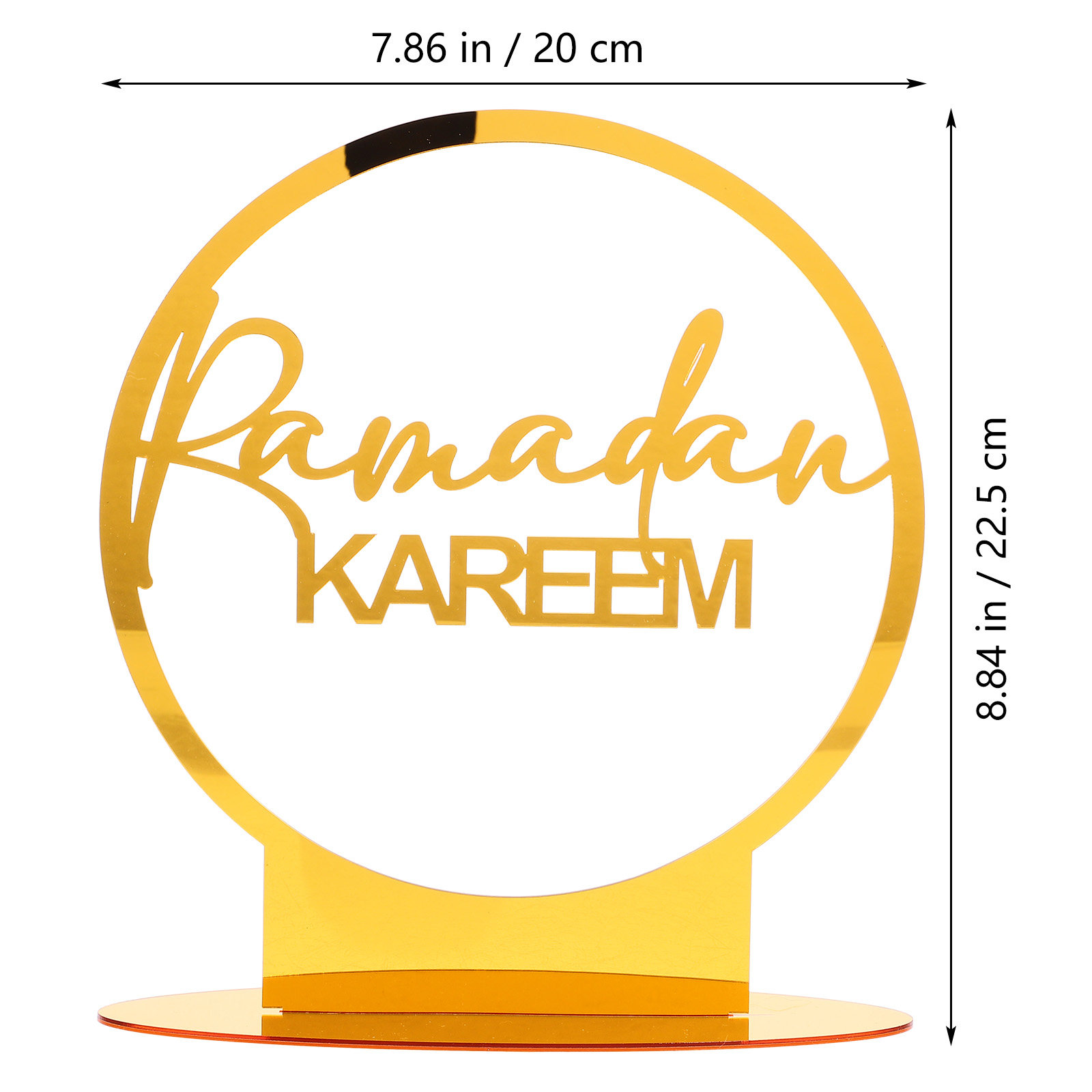 Eid Mubarak Moon Ornament Rama – Home Decor Ramadan recenzja i cena