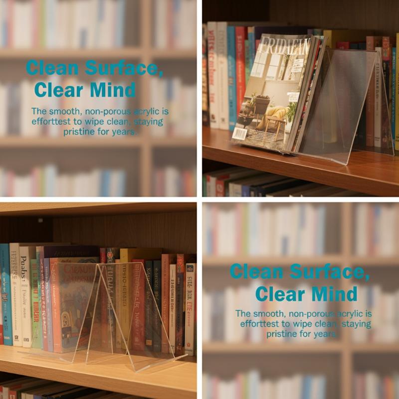 1pc Acrylic Book Display Stand – Home Decor Brochure recenzja i cena