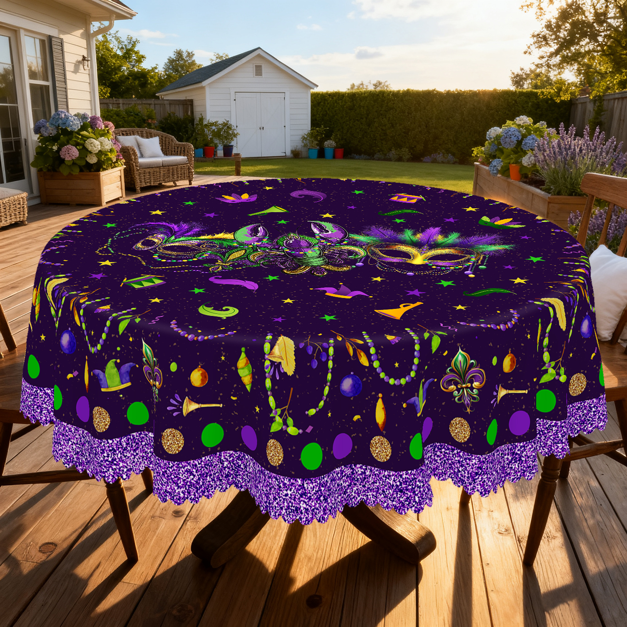 1 Piece of Purple Mardi Gras T – Home Decor New Orleans recenzja i cena