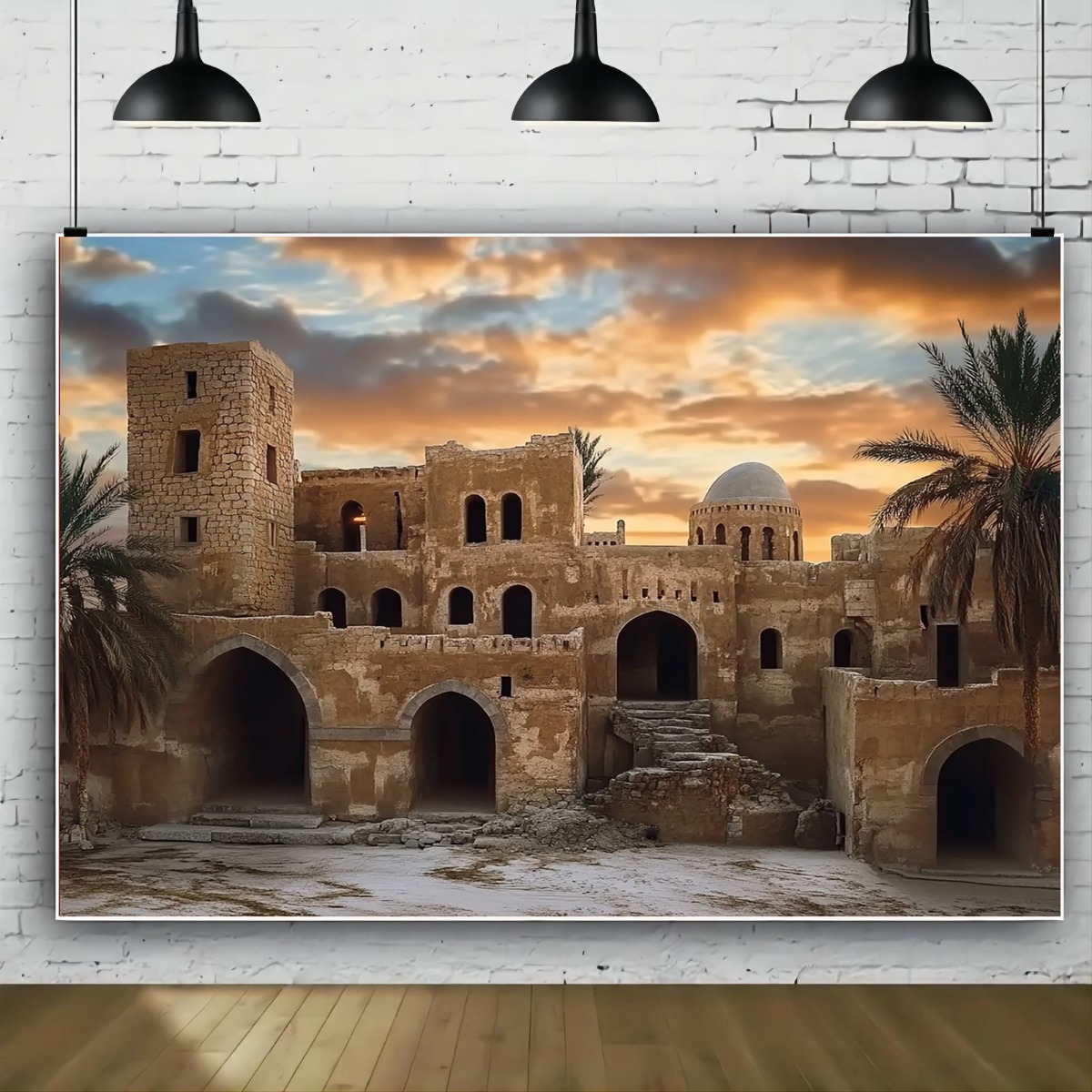 ancient castle sunset tapestry – Home Decor Color Palettes recenzja i cena