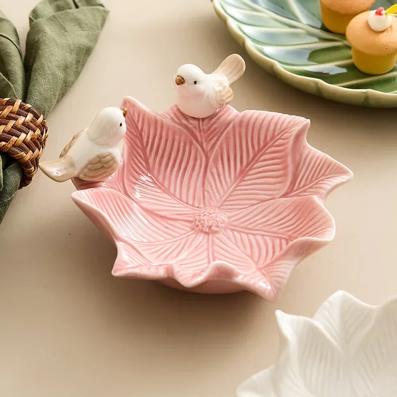 Cute Bird Tray Ceramic Jewelry – Ceramic Trinket Dish recenzja i cena
