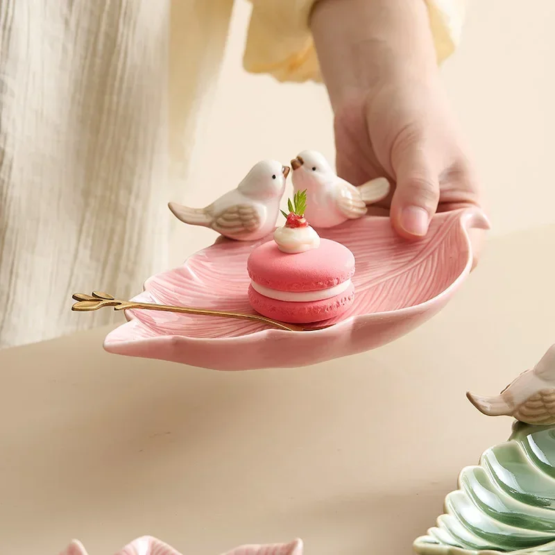 Cute Bird Tray Ceramic Jewelry – Ceramic Trinket Dish recenzja i cena