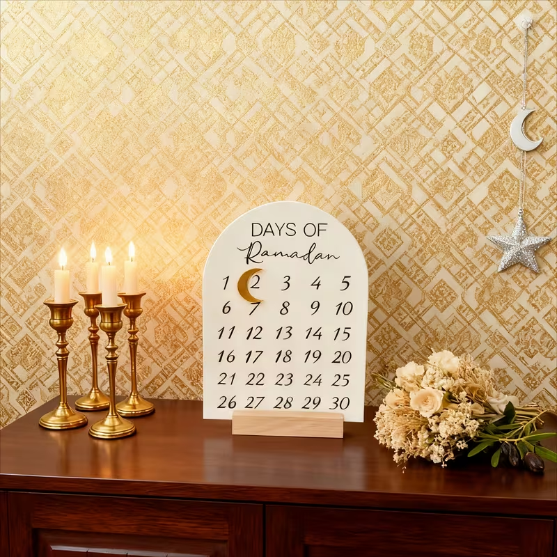 Acrylic Ramadan 30 Days Countd – Home Decor Ramadan recenzja i cena