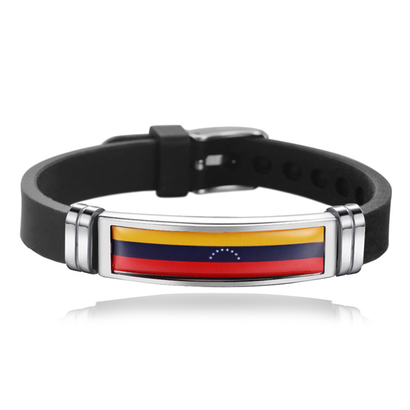 Spain Flag Leather Bracelet Fr – Home Decor Canada recenzja i cena