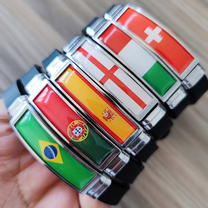 Spain Flag Leather Bracelet Fr – Home Decor Canada recenzja i cena