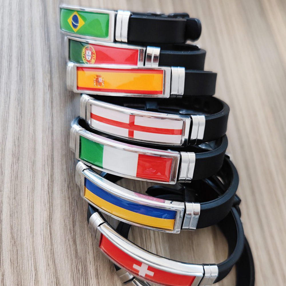 Spain Flag Leather Bracelet Fr – Home Decor Canada recenzja i cena