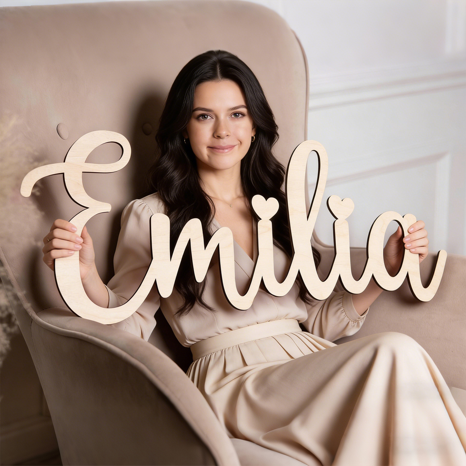1pc personalized custom wooden – Home Decor For Wedding recenzja i cena