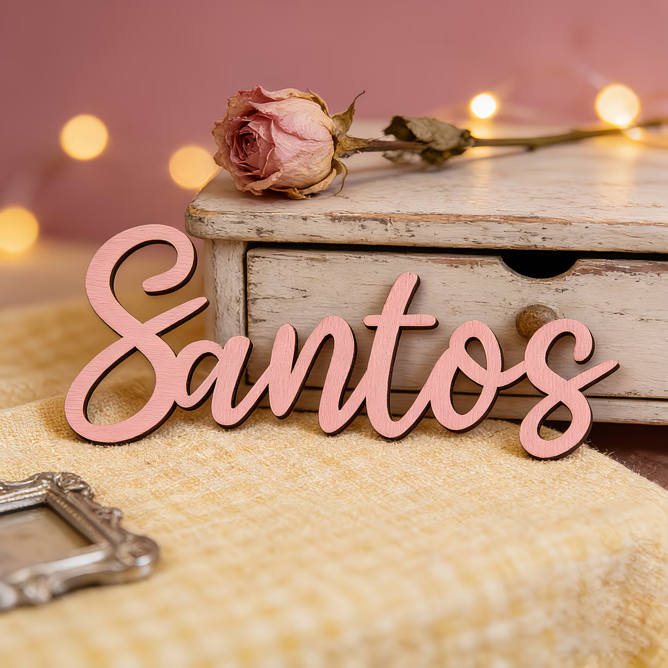 1pc personalized custom wooden – Home Decor For Wedding recenzja i cena