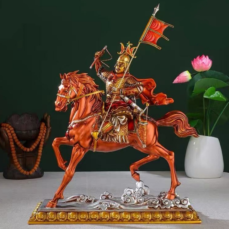 Buddha Statue of King Gesar Bu – Home Decor Resin recenzja i cena